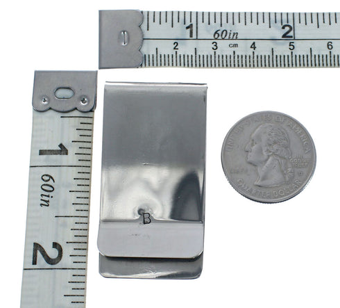 Kachina Figure Genuine Sterling Silver Native American Money Clip AX126614